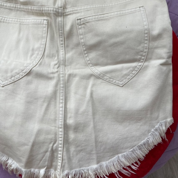 Free people mini skirt fringed hem - Picture 5 of 5